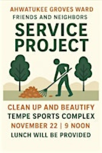 Service Project- Tempe Sports Complex