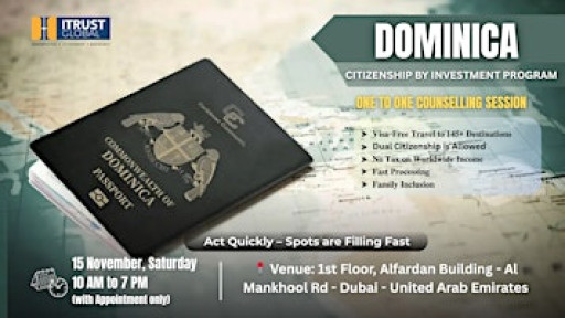 Dominica Citizenship By Investment  — Exclusive Event in Dubai