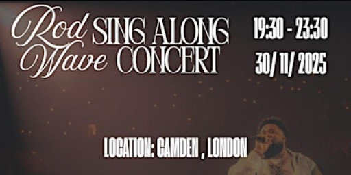 Rod wave listening party experience