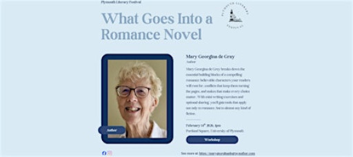 What Goes Into a Romance Novel - Workshop