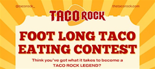 Taco Rock Taco Eating Contest @ Taco Rock Alexandria