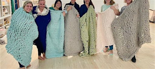 Make Your Own Chunky Knit Blanket  Workshop