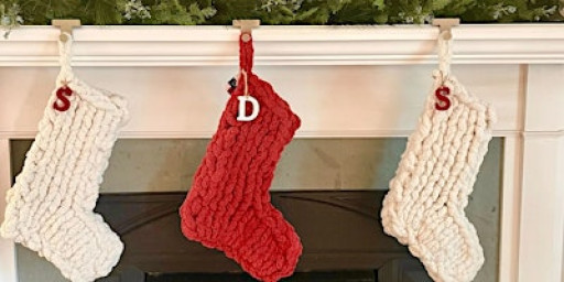 Chunky Knit Stocking Making