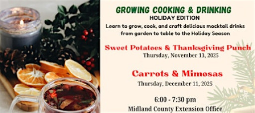 Growing, Cooking & Drinking