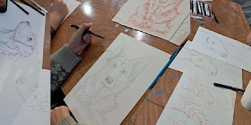 Dog Drawing and Construction with Michael Rios
