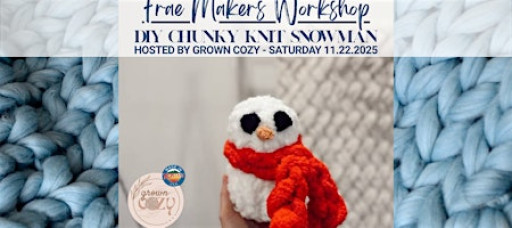 DIY Chunky Knit Snowman with Grown Cozy