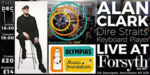 Alan Clark of Dire Straits – Live at Forsyth!