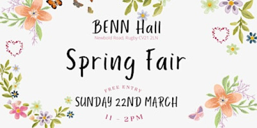 Spring Fair BENN Hall, Rugby