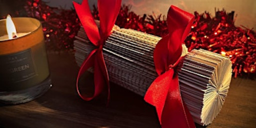 Christmas Cracker Book Decorations