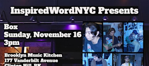 InspiredWordNYC Presents BOX Band @ Brooklyn Music Kitchen