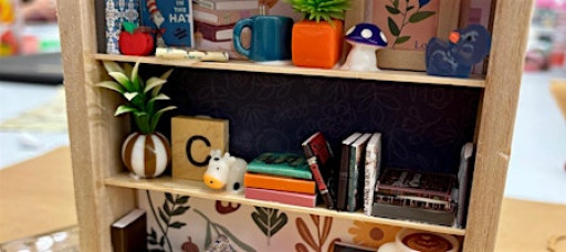 LCW Book Club: Mini Bookcases craft workshop in Montgomery County, Md.
