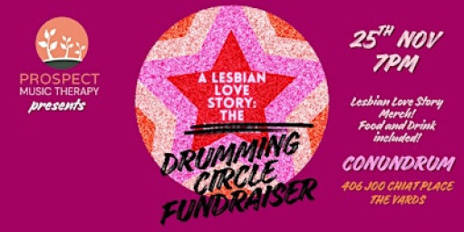 A Drumming Circle Fundraiser for A Lesbian Love Story: The Musical