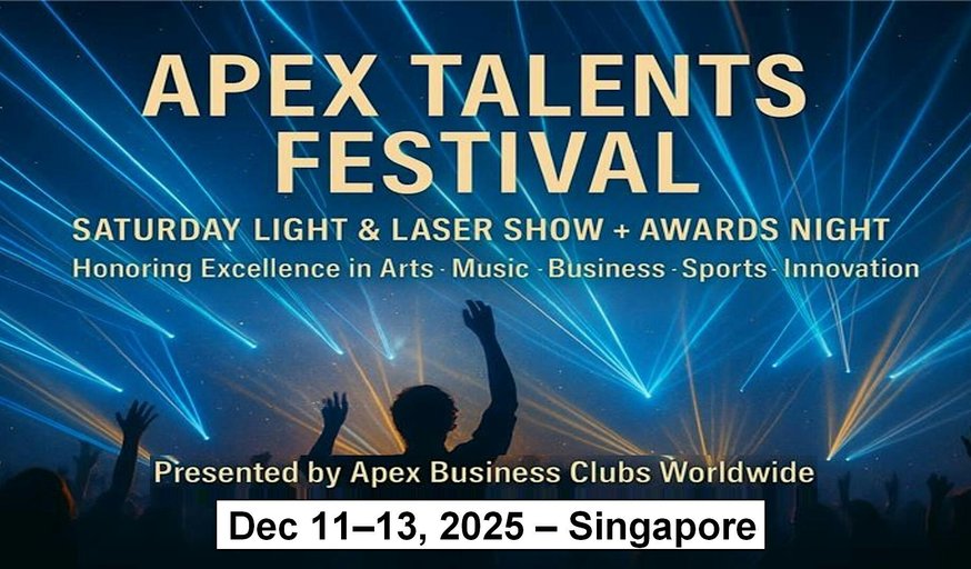 Saturday – The Apex Awards Gala Night in Singapore
