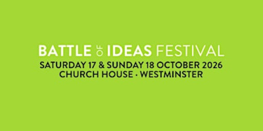 Battle of Ideas 2026