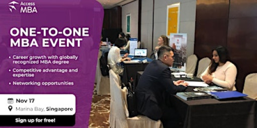 Take Control of Your Future at Access MBA Singapore – November 17