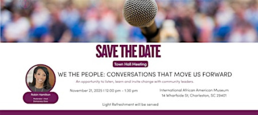 Save the Date: We the People, Conversations that Move Us Forward