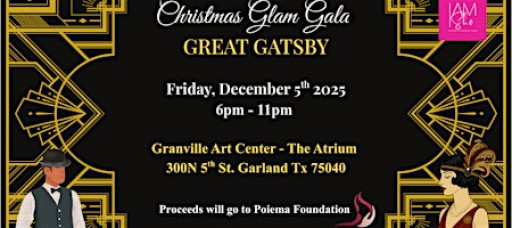 I AM SHE Christmas Glam Gala Charity Event (Theme: Great Gatsby) Co-ed
