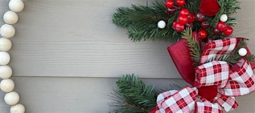 Holiday Wreath Craft & Sip