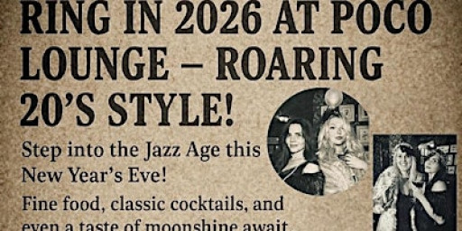 Gatsby New Years Eve at Poco Lounge