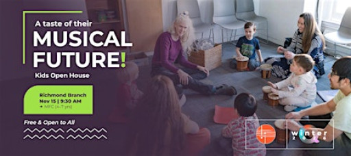 Free Demo Class: Music for Children - Richmond Branch Winter 2026