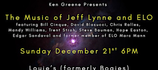 THE MUSIC OF JEFF LYNNE AND ELECTRIC LIGHT ORCHESTRA