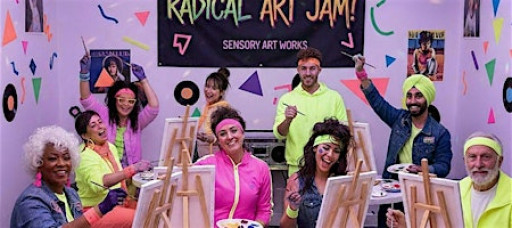 Paint and Sip - with Sensory Art Works (80’s Theme)