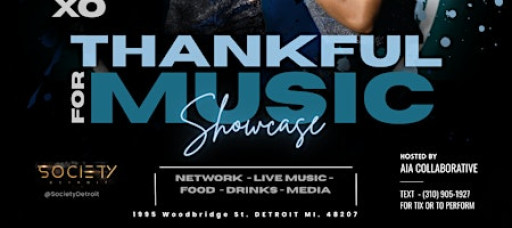 AIA SOCIETY DETROIT THANKFUL FOR MUSIC SHOWCASE