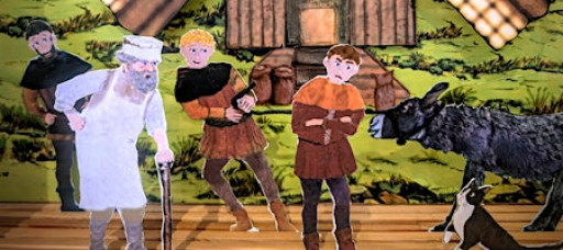 Puss in Boots - a famous tale retold for paper theatre by Sarah Peasgood