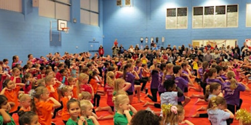 Links Gymnastics Christmas Display