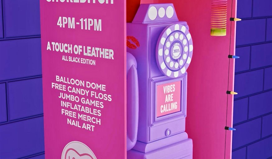 LOCKER ROOM FUNHOUSE : A TOUCH OF LEATHER (ALL BLACK) - SHOREDITCH