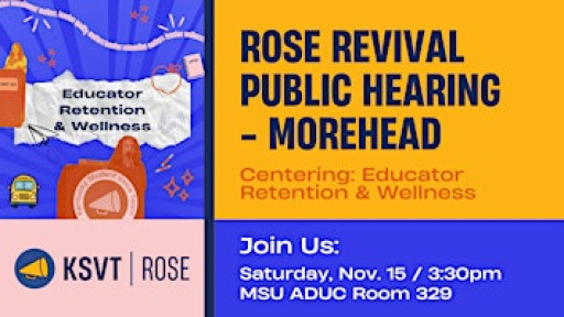 Rose Revival Public Hearing - Morehead