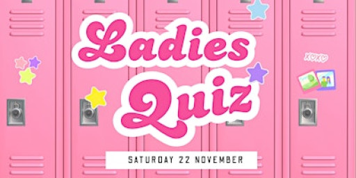 Ladies only pub quiz