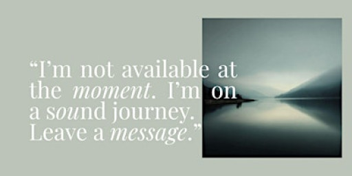 Sunday Sound: Crystal Bowl Sound Bath