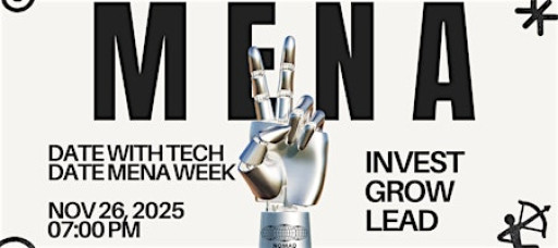 DATE with Tech – DATE MENA WEEK I Dubai Startup Pitch & Investor Night