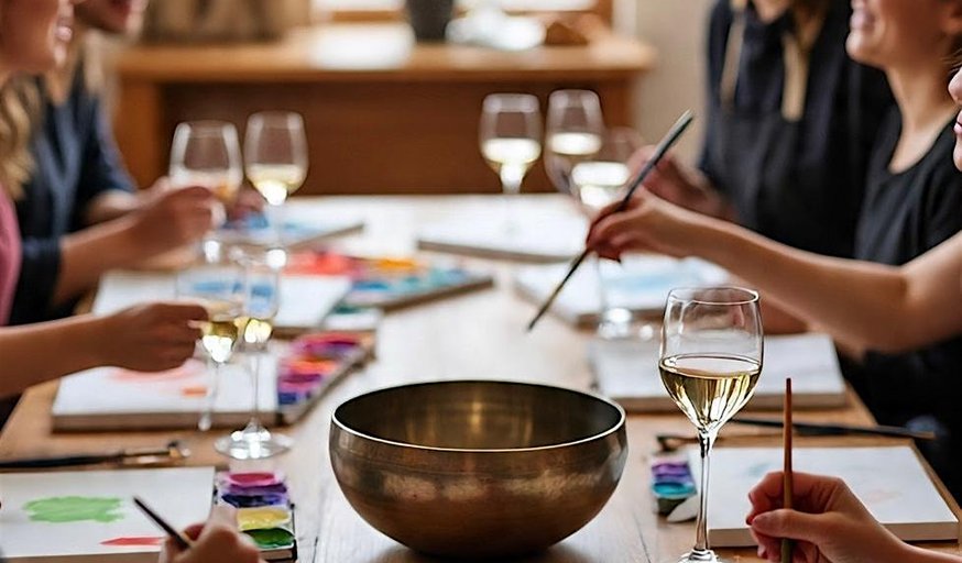 Paint & W(h)ine + Sound Bath