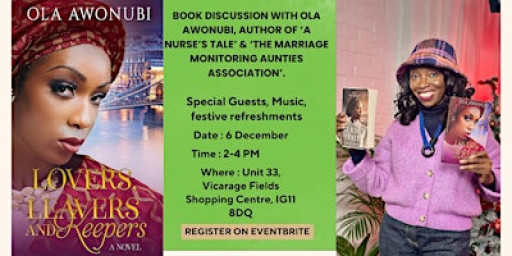 Lovers, Leavers & Keepers Book Discussion - with Ola Awonubi