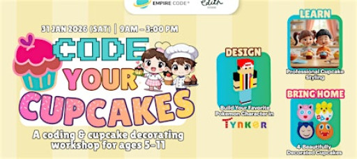 Activities for Kids: Tynker Coding & Pokémon Cupcake Design Workshop