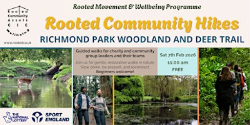 Rooted Community Hike 1: Richmond Park Woodland Gardens & Deer Trail