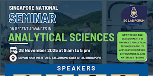 1 Day seminar on advanced analytical techniques