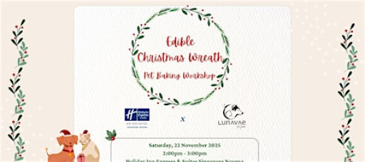 Edible Christmas Wreath Pet Baking Workshop