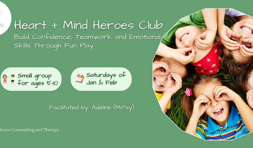 Kids Heart + Mind Heroes Club. Grow Confidence, Teamwork & Emotional Skills