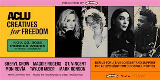 Creatives for Freedom feat. Sheryl Crow, Maggie Rogers, St. Vincent & more