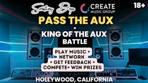 Pass the aux, Play your music, and Network in an A-list Music Studio