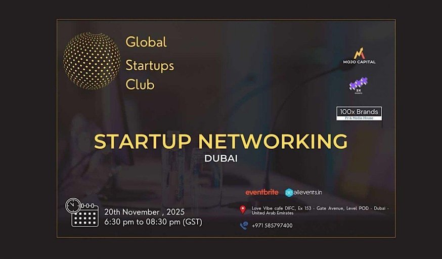 GLOBAL STARTUPS CLUB STARTUP NETWORKING Dubai 2025