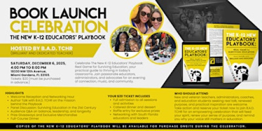 Book Launch Celebration: The New K-12 Educators’ P