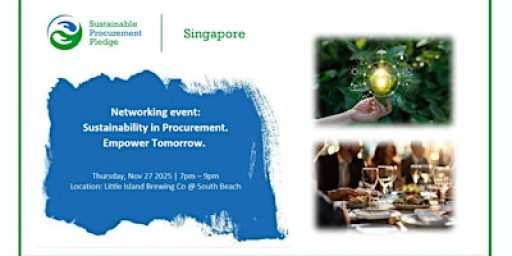 Empower Tomorrow. Networking Sustainable Procurement professionals