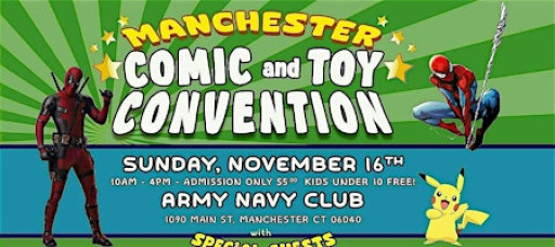 Manchester Comic & Toy Convention - FALL MCTCON!
