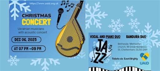 Christmas Concert for Ukraine with UAID Cheltenham