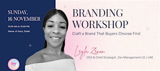 Branding Workshop: Craft a brand that buyers choose first