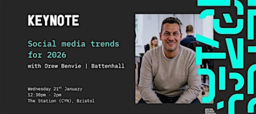 Social media trends for 2026: a keynote with Drew Benvie